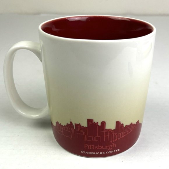 2012 Starbucks Pittsburgh Global Icon Collector Series Mug Coffee Cup 16‎ oz - Picture 2 of 6